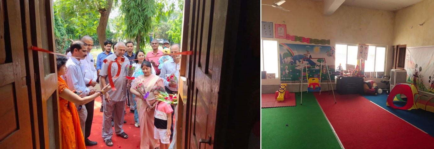 Inauguration of Toy Library dated 10th May 2022 at CRC-Gorakhpur which is sponsored by Smt. Sadhana Singh: A Small Initiative