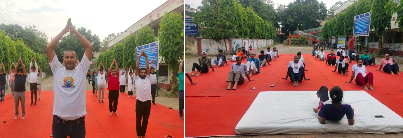 Celebration of 8th International Yoga Day-2022 at CRC-Gorakhpur Campus